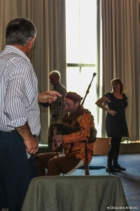 Medieval dance workshop at the last 'Discover Shropshire Day' in October 2012